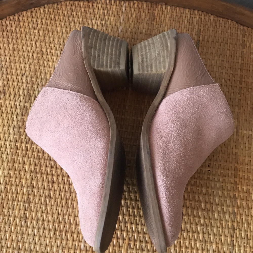 Kelsi Dagger Brooklyn Pink Suede Mules